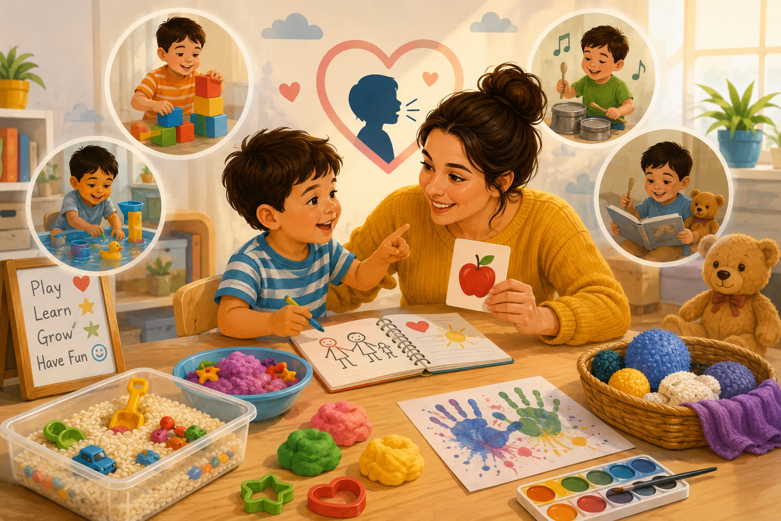 Activities for Child Development: Helping Children Learn, Talk, and Grow